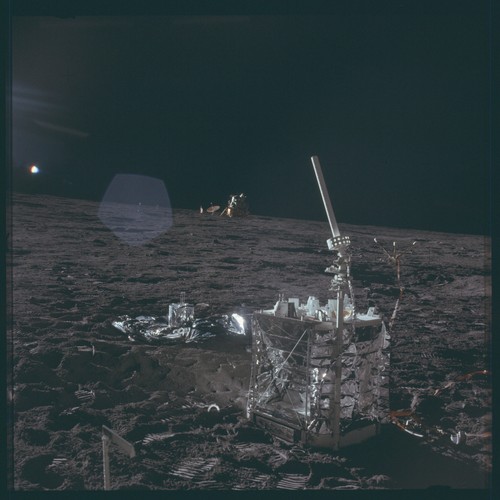 Apollo seismometer deployment - apollo,