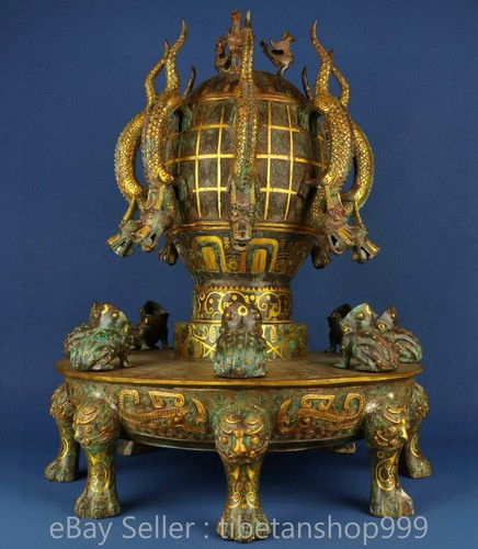 Old chinese bronze ware - chinese,