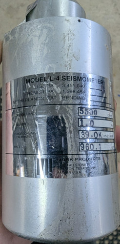 Sismometro 5500 ohm 1hz - sismometro,
