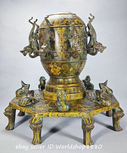 Old chinese marked bronze - 18",